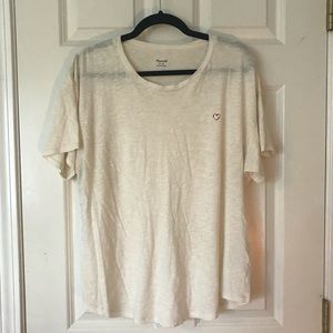 Madewell Embroidered Heart Tee